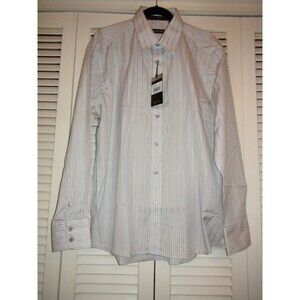 Zagiri Can't Stop White Grey Stripe Shirt